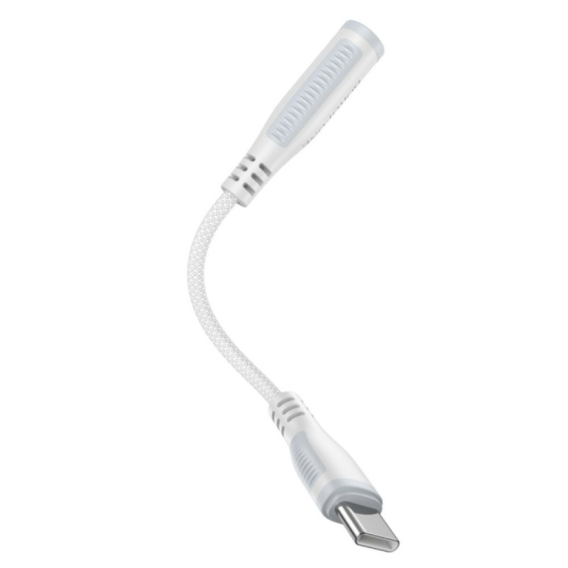 Адаптер BOROFONE BV17 Type-C Digital 3.5 Audio converter White