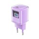 Мережевий зарядний пристрій ACEFAST A53 Sparkling series PD30W GaN (USB-C) charger Alfalfa Purple