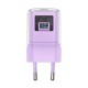 Мережевий зарядний пристрій ACEFAST A53 Sparkling series PD30W GaN (USB-C) charger Alfalfa Purple