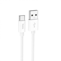 Кабель HOCO X87 Magic silicone charging data cable for Type-C White