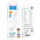 Кабель HOCO X87 Magic silicone charging data cable for iP White