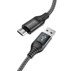 Кабель BOROFONE BX56 Delightful charging data cable for Micro Black