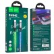 Кабель HOCO U112 Shine 60W charging data cable for Type-C to Type-C Gray