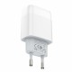 Мережевий зарядний пристрій HOCO C72A Glorious single port charger White