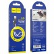 Кабель HOCO X21 Plus USB to iP 2.4A, 0.25m, silicone, silicone connectors, Black+White
