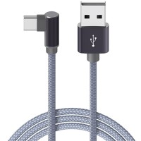 Кабель BOROFONE BX26 Express USB to Type-C 3A, 1m, nylon, aluminum connectors, Metal Gray