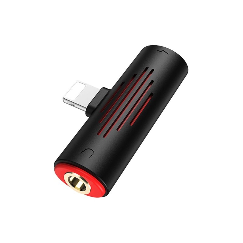 Адаптер BOROFONE BV7 Light Lightning digital 3.5 audio converter Black