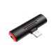 Адаптер BOROFONE BV7 Light Lightning digital 3.5 audio converter Black