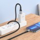 Кабель BOROFONE BX88 Solid silicone charging data cable for iP Black