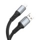 Кабель BOROFONE BX88 Solid silicone charging data cable for iP Black