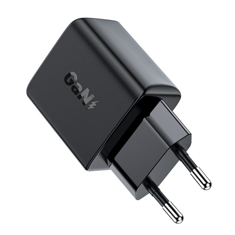 Мережевий зарядний пристрій ACEFAST A21 30W GaN single USB-C charger Black