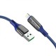 Кабель HOCO S51 Extreme charging data cable for iP Blue