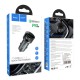Автомобільний зарядний пристрій HOCO Z42 Light road dual port digital display PD20W+QC3.0 car charger Metal Gray