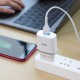Мережевий зарядний пристрій HOCO C12Q Smart QC3.0 charger set(Micro) 18W White