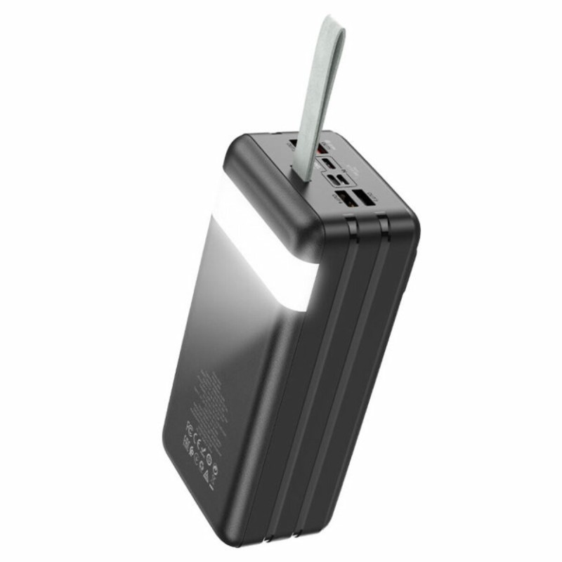 Зовнішній акумулятор HOCO J86B Electric 22.5W fully compatible power bank(60000mAh) Black