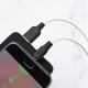 Кабель HOCO X21 Plus USB to Micro 2.4A, 2m, silicone, silicone connectors, Black+White