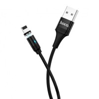 Кабель HOCO U76 Fresh magnetic charging cable for iP Black