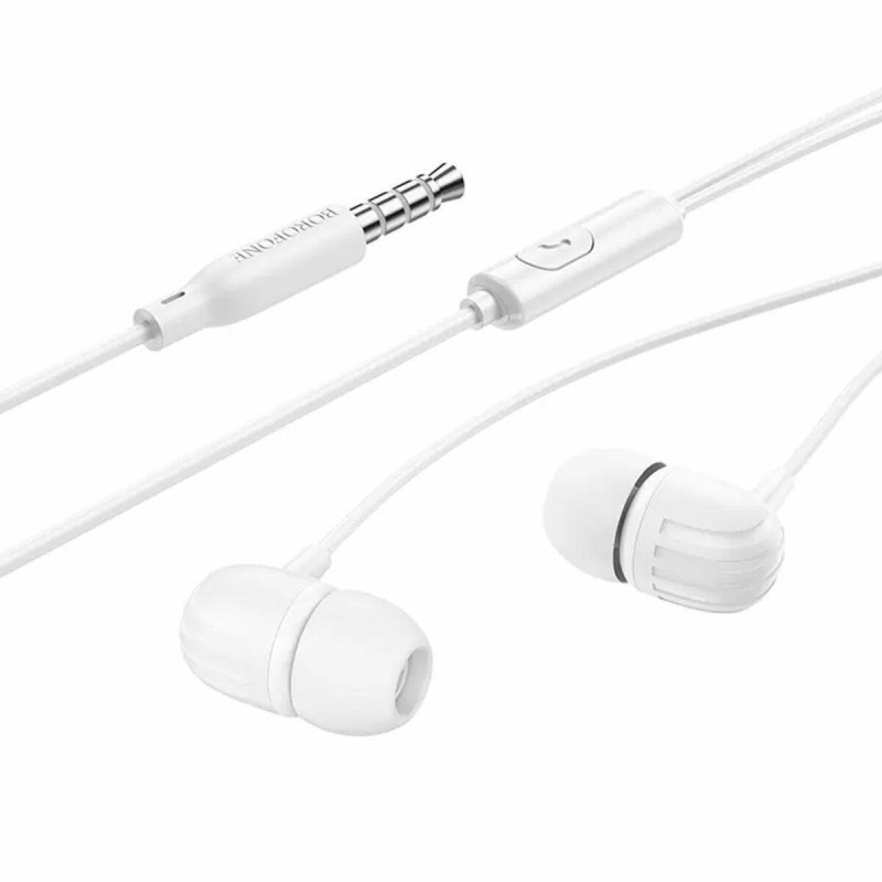 Навушники BOROFONE BM77 Ascending universal headset with microphone White