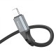 Кабель HOCO X92 Honest silicone charging data cable for iP(L=3M) Black