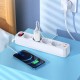 Мережевий подовжувач HOCO NS1 Aura 4-bit extension cable socket(including 1C2A PD20W fast charge) White