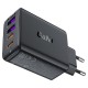Мережевий зарядний пристрій ACEFAST A61 PD45W GaN (2*USB-C+2*USB-A) charger Black