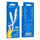 Кабель BOROFONE BX88 Solid PD silicone charging data cable for iP White