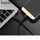Кабель HOCO U31 USB to Type-C 2.4A, 1m, nylon, TPE connectors, Black