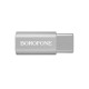 Адаптер BOROFONE BV4 adapter Micro-USB to Type-C Silver