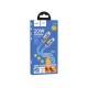 Кабель HOCO U113 Solid silicone charging data cable iP Blue