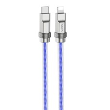 Кабель HOCO U113 Solid silicone charging data cable iP Blue