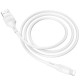 Кабель BOROFONE BX43 USB to iP 2.4A, 1m, PVC, PVC connectors, White