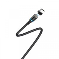 Кабель BOROFONE BU16 Skill magnetic Micro-USB 1.2m, nylon braid, aluminum alloy connector Black