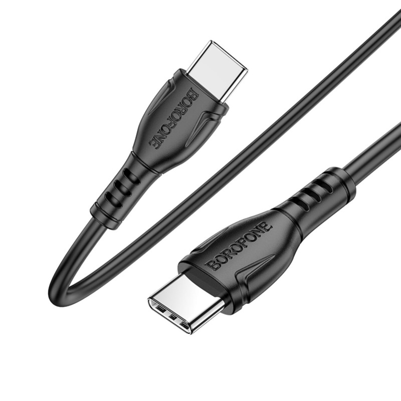Кабель BOROFONE BX51 Triumph 60W charging data cable Type-C to Type-C Black