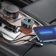 АЗП з FM-модулятором BOROFONE BC45 Prestige QC3.0 2-in-1 car BT FM transmitter with cable 18W Black