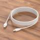 Кабель BOROFONE BX19 Type-C to iP, 3A, 20W, 1m, PVC, PVC connectors, White