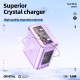 Мережевий зарядний пристрій ACEFAST A45 Sparkling series PD65W GaN (2*USB-C+USB-A) charger Mountain mist