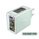 Мережевий зарядний пристрій ACEFAST A45 Sparkling series PD65W GaN (2*USB-C+USB-A) charger Mountain mist
