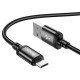 Кабель HOCO X89 Wind charging data cable Micro(unpackaged) Black