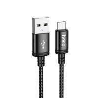 Кабель HOCO X89 Wind charging data cable Micro(unpackaged) Black