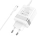 Мережевий зарядний пристрій HOCO N21 Pro Tourer PD30W (2A1C) charger set(Type-C to Type-C) White