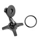 Тримач для мобільного HOCO HD2 Joy ring magnetic desktop stand Black