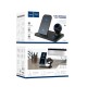 Бездротовий зарядний пристрій HOCO CW33 Ultra-Charge 3-in-1 vertical wireless fast charger Black