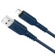 Кабель HOCO X59 USB to iP 2.4A, 1m, nylon, TPE connectors, Blue