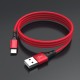 Кабель BOROFONE BX20 USB to Type-C 2A, 1m, nylon, TPE connectors, Red