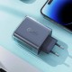 Мережевий зарядний пристрій ACEFAST A53 Sparkling series PD30W GaN (USB-C) charger Mica Gray