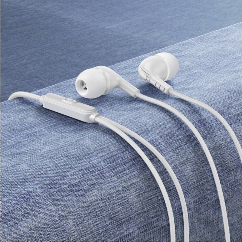 Навушники BOROFONE BM83 Craft universal earphones with mic White