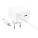 Мережевий зарядний пристрій BOROFONE BA76A Source dual port PD35W(2C) charger set(C to iP) White