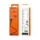 Кабель BOROFONE BX16 USB to Micro 2A, 1m, PVC, TPE connectors, Black