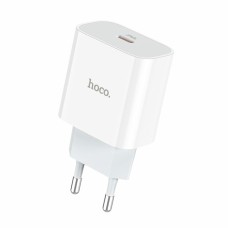 Мережевий зарядний пристрій HOCO C76A Plus Speed source PD20W charger White