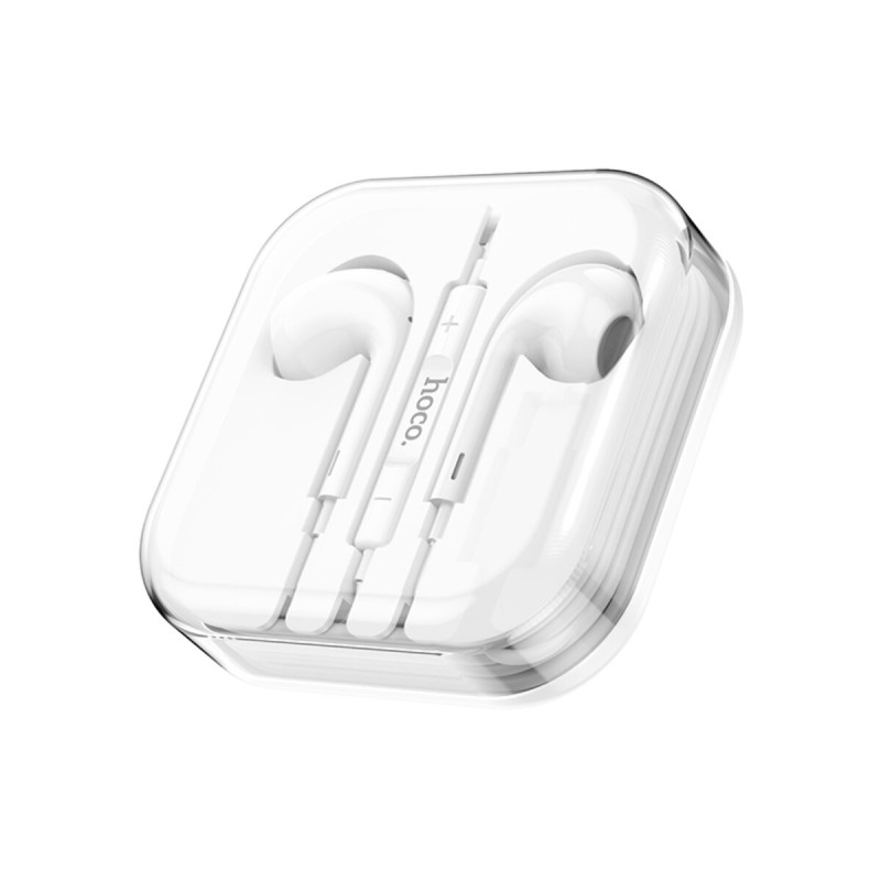 Навушники HOCO M1 Max crystal earphones with mic White